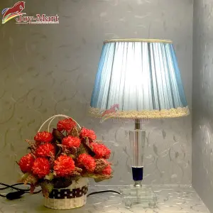đèn ngủ để bàn cao cấp chân pha lê mới nhất 2022 9102