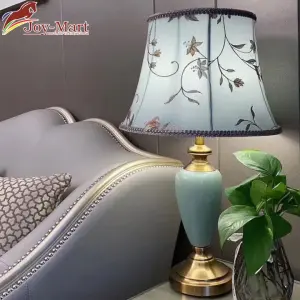 đèn ngủ để bàn gốm sứ hiện đại mb8029