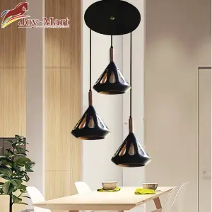 đèn thả trần hiện đại led 3 màu