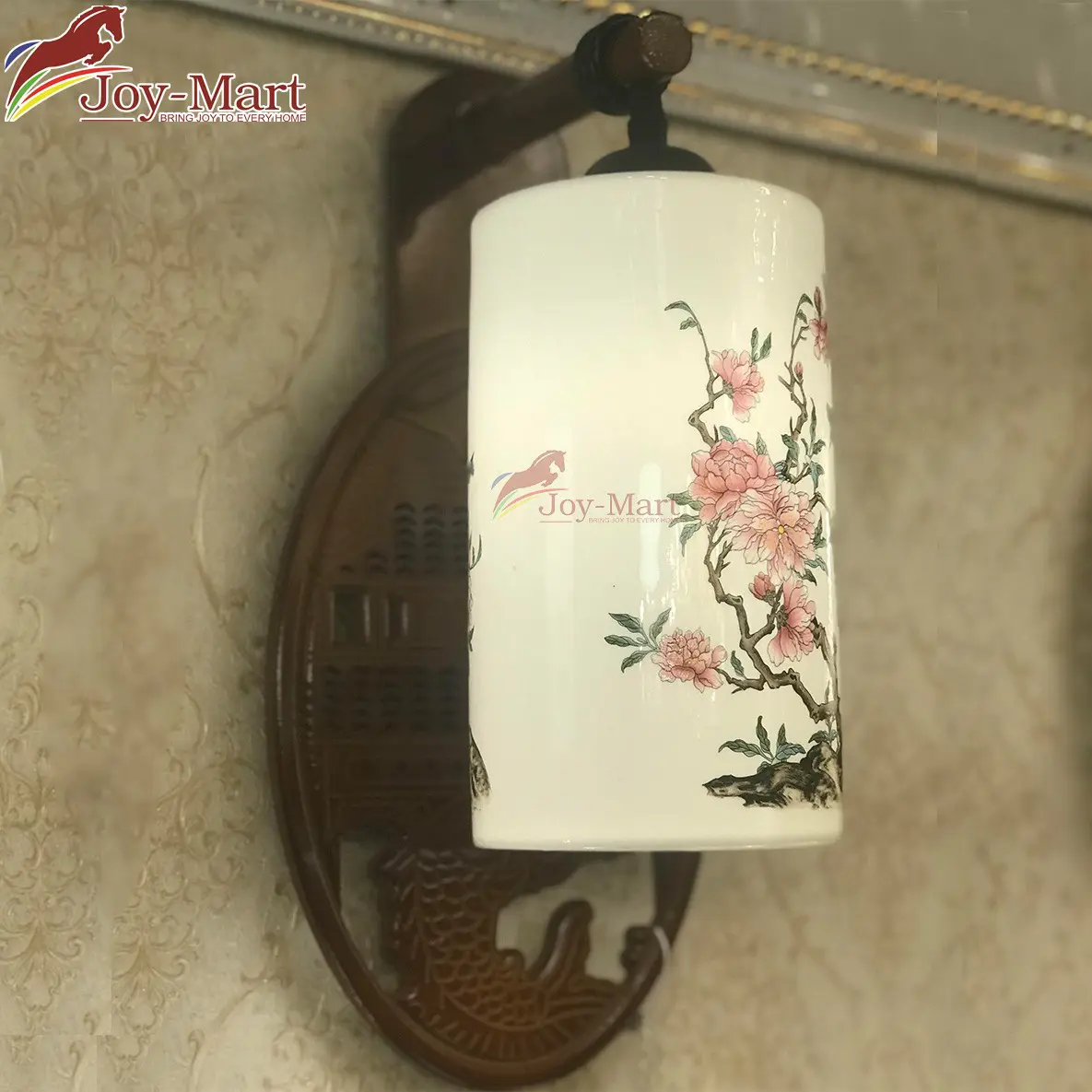đèn treo tường phòng khách bằng gốm giá rẻ