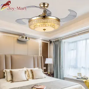 Quạt trần đèn tàng hình cánh nhựa Acrylic trong suốt MQT5052