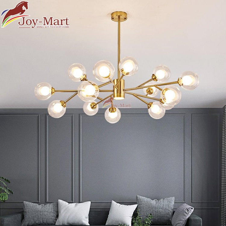Đèn chùm pha lê thả trần trang trí phòng khách MCH3198-18 1 đèn thả phòng khách hiện đại