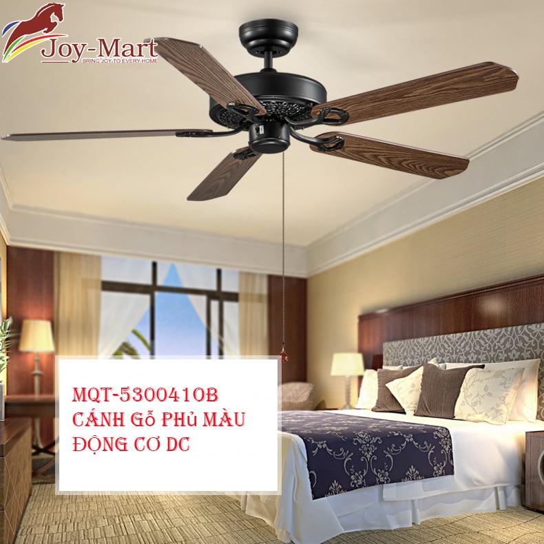 quạt trần không đèn trang trí phòng khách mqt530041