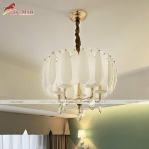 Đèn chùm pha lê thả trang trí phòng khách MCH6615-800 thiết kế tinh tế