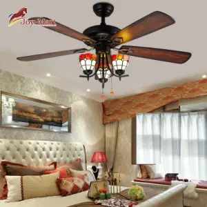 Quạt trần cánh gỗ có đèn MQT514