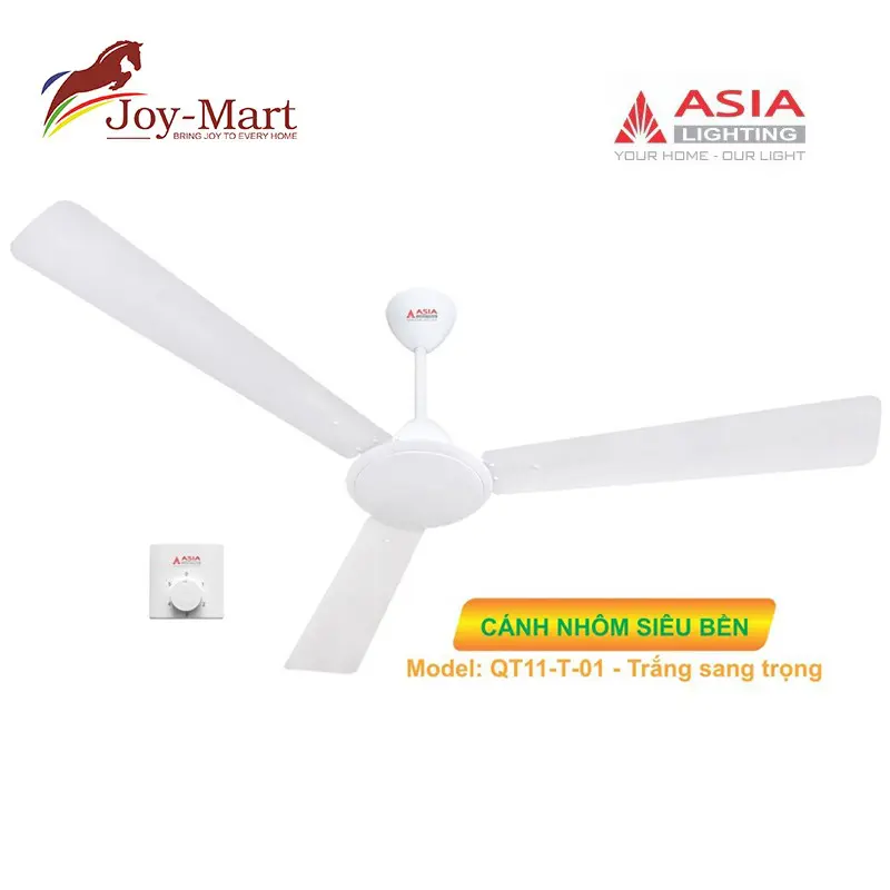 Quạt Trần Asia QT11 Giá Rẻ 2 Quạt trần 3 cánh asia qt11-t-01