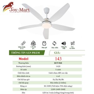 Quạt trần 5 cánh QT143