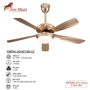 Quạt trần 811 vàng